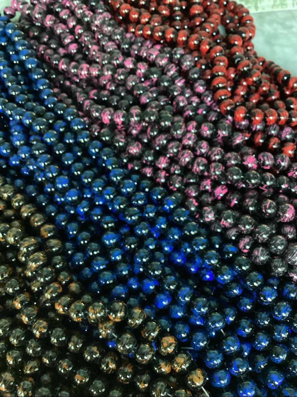 Art Beads: Glass Double Strand 10mm (85+)